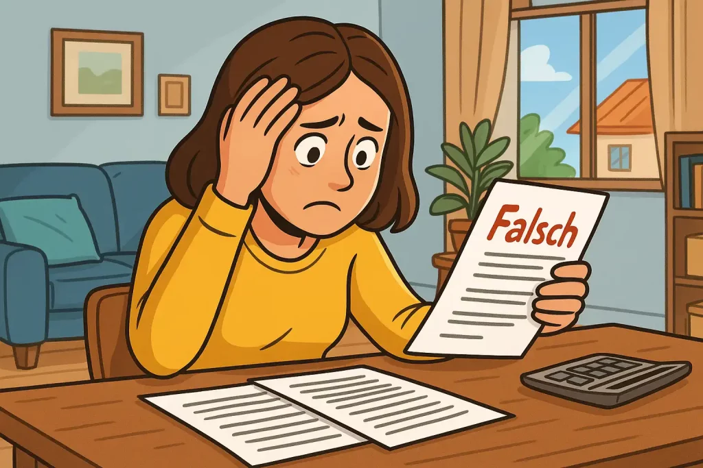 Was tun bei falscher Abrechnung?