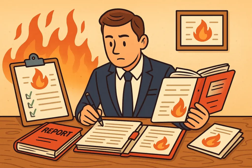 Welche Brandschutzdokumentation muss die Hausverwaltung führen?